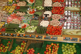 Auswahl vieler Gemüsesorten