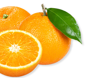 Frisches Obst liefern wir auch zu Ihnen nach Hause Orange